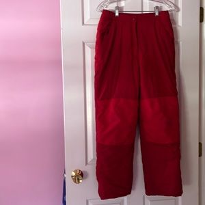 Kids’ 14 red L.L.Bean snow pants